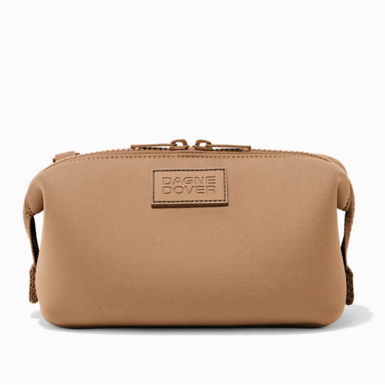 Dagne Dover Small Hunter Toiletry Bag In Color Camel